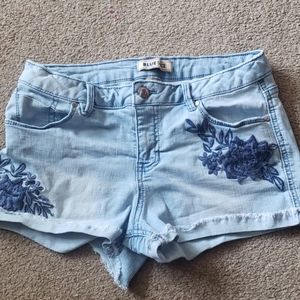 Blue Spice Jean Shorts